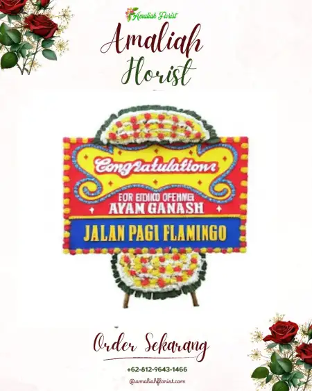 Sewa Papan Bunga Bombana